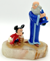 2001 Ron Lee Disney Mickey Mouse Sorcerer Yensid Figurine #330/500 SKU192 - £479.51 GBP