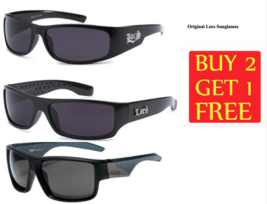 Locs Sunglasses Black Super Dark Cholo Biker OG E Gangster Lowrider Madd... - £7.82 GBP