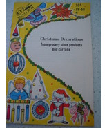KAP Kraft Books Christmas Decorations From Grocery Store Products &amp; Cart... - £5.49 GBP