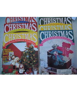 Christmas Year Around Needle and Craft Ideas Lot of 6 1990&#39;s - €4,33 EUR