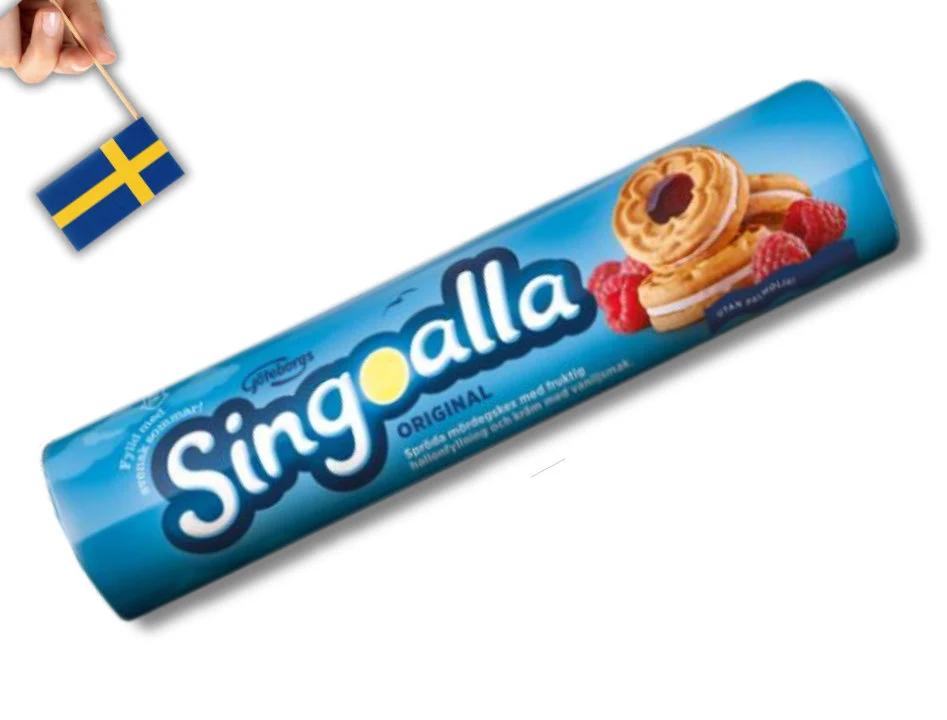 Göteborgskex Singoalla Original Raspberry Cookies 190g (6.70 Oz) Singoal... - $8.50