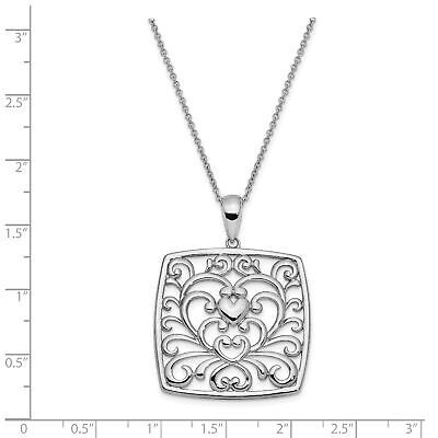 Sentimental Expressions Silver  I Care About What You Are Going Through 18 Neckl Item image 4
