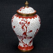 Chinese Cloisonné Miniature Jar with Lid circa 1900 - £68.80 GBP