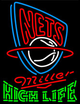 Miller High Life NBA New Jersey Nets Neon Sign - £558.74 GBP