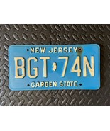 VINTAGE 1980s New Jersey NJ Garden State License Plate Blue BGT 74N - £31.14 GBP