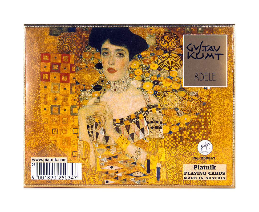 Primary image for PIATNIK Double Deck Playing Cards Klimt Adele 250347