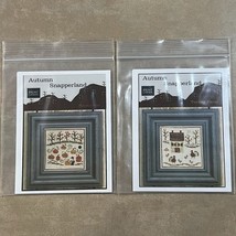 2 Bent Creek Counted Cross Stitch Charts Autumn Snapperland Pumpkin Hunt... - $10.88