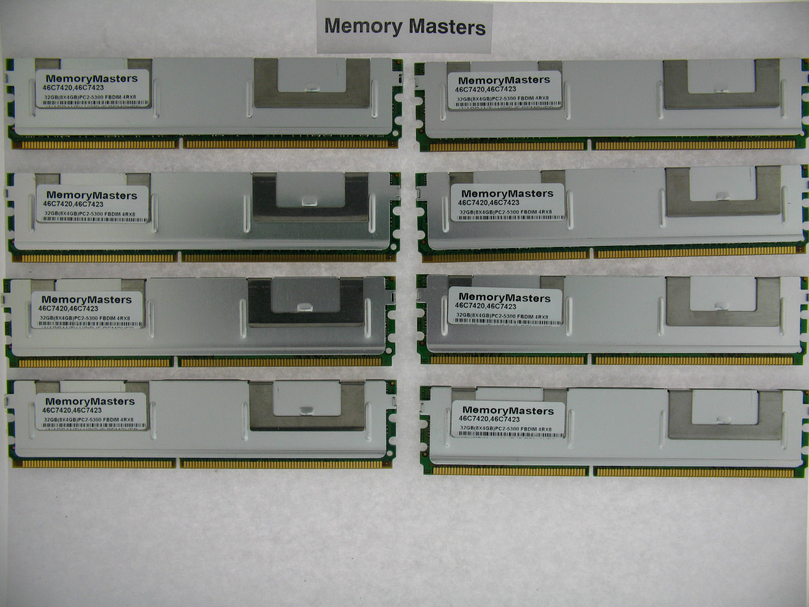 46C7423 46C7420 32GB 8X4GB  PC2-5300L 667MHz FBDIMM Memory IBM x3500 - $148.50