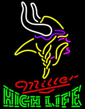 Miller High Life NFL Minnesota Vikings Neon Sign - £558.74 GBP
