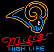 Miller High Life NFL St Louis Rams Neon Sign - £551.12 GBP