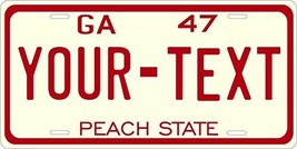 Georgia 1947 Personalized Tag Vehicle Car Auto License Plate - £13.18 GBP