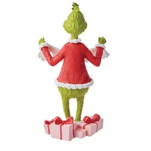 Merry  Grinch Figurine 8.875" High Resin Hand Painted Green Red Freestanding image 2