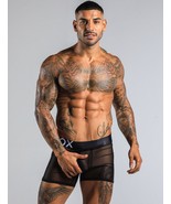 Box Menswear All Over Mesh Boxers - Black &quot;Large&quot; - £15.78 GBP