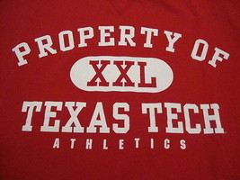 NCAA Texas Tech Red Raiders College University Sports Fan Red T Shirt L - £14.66 GBP