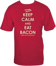KEEP CALM EAT BACON T-Shirt (size L) - $21.78