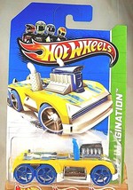 2013 Hot Wheels #58 HW Imagination-Future Fleet SEMI-PSYCHO Yellow w/OH5 Spoke - £7.86 GBP