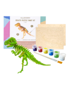 Allessimo 3D Paint Puzzle Reality Wooden (T- Rex 29pcs) Model Paint Kit ... - $39.59 CAD