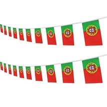 Portugal Portuguese String Banner Flag,16 Ft 20 Mini Flags String, 5.5 X... - £11.88 GBP