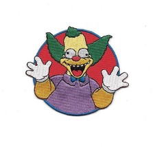 The Simpsons Krusty The Clown Laughing Face Embroidered Patch NEW UNUSED - £6.24 GBP