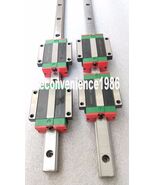 2 pcs HGR25-500mm  Linear rail &amp; 4 pcs HGW25CC Block Bearing - $175.75