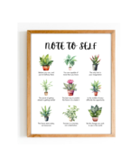 Watercolor Inspiring Plants Wall Art Plant Pots Home Decor - Digital Dow... - $1.19