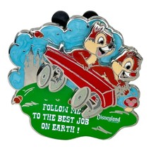 Disney Pin Cast Exclusive Chip &amp; Dale Follow Me to Best Job #91013 - £15.40 GBP