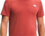 The North Face Men&#39;s Wander Performance T-Shirt in Tandoori Spice Red-XL - £22.29 GBP