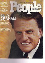 People Magazine Billy Graham December 22, 1975 - £11.63 GBP