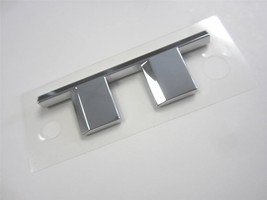 1 OEM 2014 Cadillac XTS TT Twin Turbo Trunk Chrome Nameplate Emblem Sign... - $184.10 MXN