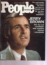 People Magazine Jerry Brown June 14, 1976 - $14.80
