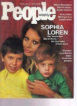 People Magazine Sophia Loren February 2, 1976 - £11.55 GBP