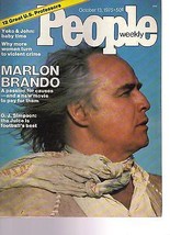 People Magazine Marlon Brando October 13, 1975 - $14.80