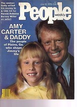 People Magazine Amy Carter &amp; Daddy July 19, 1976 - £11.57 GBP