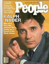 People Magazine RALPH   NADER   FEBRUARY 28   1977  - £19.46 GBP