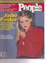 People Magazine Jodie Foster April 20, 1981 - £19.89 GBP