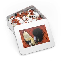 Jigsaw Puzzle in Tin, Western, Chicken/Rooster, Personalised/Non-Personalised, a - £28.06 GBP+