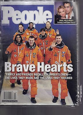 People Magazine Columbia's Crew February 17, 2003 - £27.62 GBP