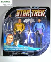 Star Trek Amok Time Spock Kirk Dst Art Asylum Action Figure 2pcs Set Moc  - £27.53 GBP
