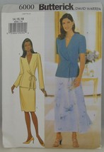 Butterick pattern 6000 plus size womens suit 14-18 - £5.48 GBP