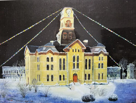 A Granbury Christmas - Limited Edition Signed and Numbered Print by Hugh Riker - - £75.25 GBP