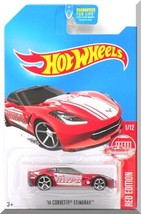 Hot Wheels - &#39;14 Corvette Stingray: Red Edition #1/12 (2017) *Target Exclusive* - £2.75 GBP