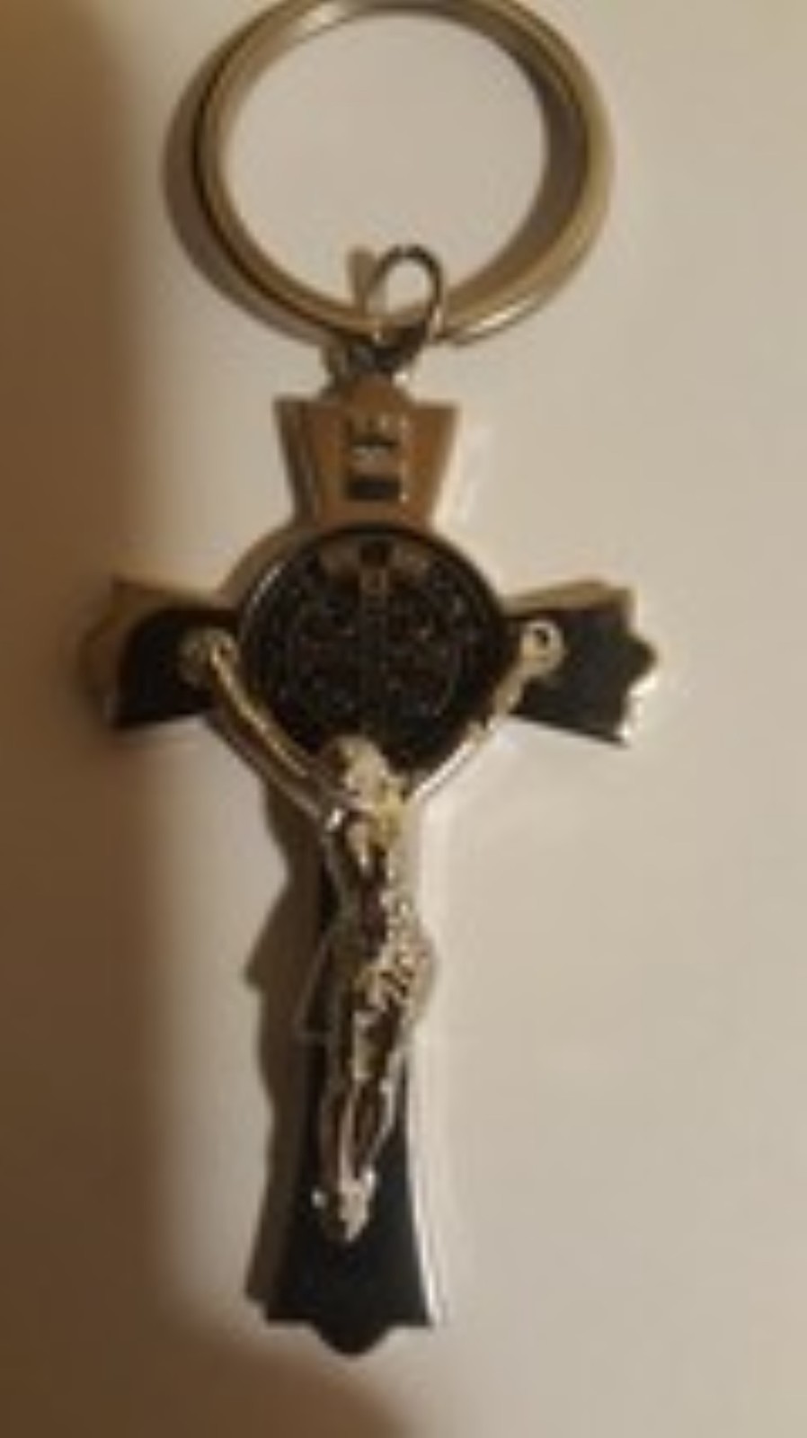 St benedict protection christian key ring  1  large 