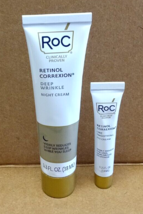 RoC Retinol Correxion Deep Wrinkle Night Cream 1.3 Oz + 0.25 Oz Line Eye Cream - £15.97 GBP