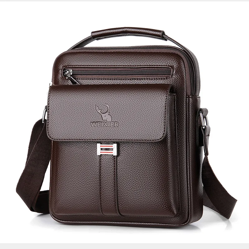 Houlder bags waterproof vintage brand handbags pu leather bag man messenger bags lychee thumb200