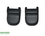 06-11 Honda Civic Coupe Si Front Seat Rail Track Cover Cap Set Black OEM - $18.69