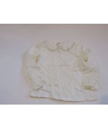 Janie and Jack Winter frost girls gold embroidered shirt 3T EUC - $11.26