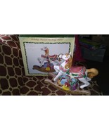 INTERNATIONAL BAZAAR 15&quot; CERAMIC HOLIDAY MUSICAL ROCKING HORSE used in box - €36,96 EUR