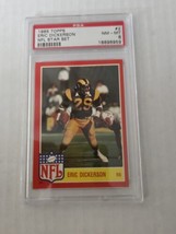 Psa 8 Nm Mint 1985 Topps Nfl Star Set Eric Dickerson #2 Rams Hof - £18.85 GBP