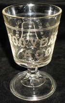 1776 - 1976 200 Years PRESSED GLASS 6 oz Goblet or Spooner - $19.79