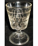 1776 - 1976 200 Years PRESSED GLASS 6 oz Goblet or Spooner - $27.12 CAD